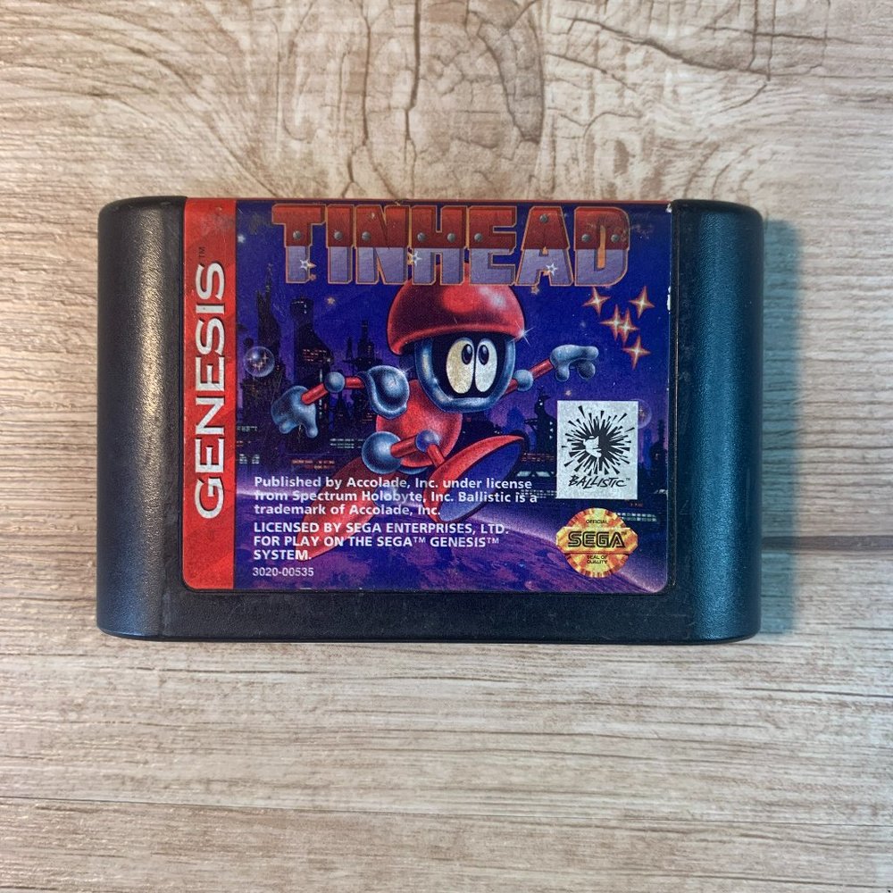 Tinhead (Sega Genesis, 1993): GAME CART ONLY: Platformer, Retro, Vintage